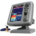SI-TEX CVS-126 Dual Frequency Color Echo Sounder w/B744V Thru-Hull Transducer