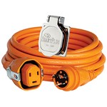 SmartPlug 30 Amp 50' Dual Configuration Cordset w/Tinned Wire & 30 Amp Stainless Steel Inlet