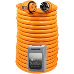 SmartPlug 50 Amp 50' Dual Configuration Cordset w/Tinned Wire & 50 Amp Non Metallic Gray Inlet
