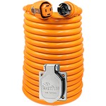 SmartPlug 50 Amp 50' Dual Configuration Cordset w/Tinned Wire & 50 Amp Stainless Steel Inlet