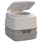 Thetford Porta Potti 260P MSD Marine Toilet with Piston Pump, Level Indicator, and Hold-Down Kit