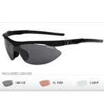 Tifosi Slip Interchangeable Lens Sunglasses - Matte Black