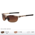 Tifosi Wisp Interchangeable Lens Sunglasses - Crystal Brown