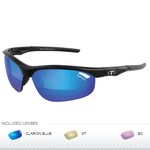 Tifosi Veloce Golf Interchangeable Sunglasses - Clarion Mirror Collection - Gloss Black