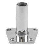 Whitecap 4° Rectangular Base - 316 Stainless Steel - 3-13/16