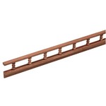 Whitecap Teak L-Type Pin Rail - 5'