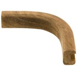 Whitecap Teak Track Inside Corner Molding - 1/2