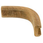 Whitecap Teak Track Inside Corner Molding - 3/4