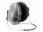 3M/Peltor Electronic Tactical 6S Earmuff, Gray , NRR 19, Behind the Head, Stereo 97043