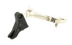 Agency Arms Drop-In Flat Trigger, 9MM/.40/.357, Black Finish, Includes Connector, Will Fit Gen 1-4: G17, G17L, G19, G22, G23, G24, G26, G27, G31, G32, G33, G34, G35, G37, G38, G39, Will Not Fit Gen 5 DIT-9-B