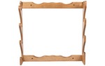 Allen Four Gun Wooden Wall Rack, Solid Wood Construction, 24.5