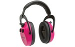 Allen Axion Electronic Lo-Profile Earmuff, Orchid, NRR 25 Rated, Meets ANSI S3.19 and CE EN352 Requirments, Quad Microphone Stero Sound,  Memory Foam Padded Ear Cup, Requires 2 AAA Batteries (Not Included) 2232