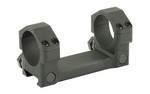 Badger 30MM 1-Piece Mount, Fits Picatinny, Alloy, MediumHeight, Black 30662