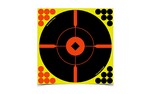 Birchwood Casey Shoot-N-C Target, Round, Crosshair Bullseye, 8