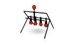 Birchwood Casey World of Targets Gallery Resetting Target, For Airguns 47017