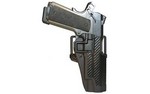 BLACKHAWK! CQC SERPA Holster With Belt and Paddle Attachment, Fits Colt Government, Right Hand, Carbon Fiber, Black 410003BK-R