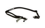 Blue Force Gear Molded Acetal Adjuster Padded Sling, 2-To-1 PointPadded Sling, Black VCAS-2TO1-RED-125-AA-BK