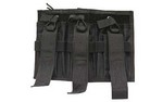 Bulldog Cases Tri-Double Molle Magazine Pouch, Colt Logo, Black CLT-62
