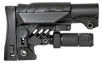 CAA Advanced Sniper Stock for AR-15/SR-25, Fully Adjustable Stock with Stability Pod, Black ARS