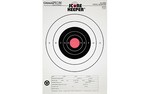 Champion Traps & Targets Orange Bullseye Scorekeeper Target, 25 Yard Pistol Slow Fire, 12 Pack 45723