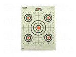Champion Traps & Targets Orange Bullseye Scorekeeper Target, 100 Yard Rifle Sight-In, 12 Pack 45726