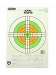 Champion Traps & Targets Fluorescent Orange/Green Bullseye Scorekeeper Target, 25 Yard Pistol Slow Fire, 12 Pack 45760