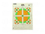 Champion Traps & Targets Fluorescent Orange/Green Bullseye Scorekeeper Target, 100 Yard Rifle Sight-In, 12 Pack 45761