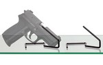 Gun Storage Solutions Kikstands, Vinyl coated, Fits Guns As Small As .22 caliber, 1 per stand KIK2