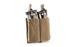 Haley Strategic Partners Double Magazine Wedge Expansion System, Loop on Outside, Hook on Inside, Provides Envelope to Insert a Holster That Sits Centerline Betweeen Rig and Body/Armor. Coyote Finish DMWC