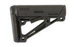 Hogue Grips Stock, Fits Commercial Buffer Tube, AR-15 6-Position Stock, Black Finish 15050