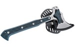 Hogue Grips EX-T01, Tomahawk, S-7 Tumbled Finish, Plain Edge, G10 Sheath, G10 Blue Lava Grip 35773-EXLRSR