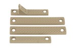 Knights Armament Company URX 3/3.1 4 Piece Long Rail Panel Kit, Flat Dark Earth Finish, 2 3-Hole Panels, 1 2-Hole Panel, 1 2-Hole Handstop, 8 Screws, 4 Backing Nuts 30410-FDE