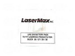 LaserMax Battery For Glock 26, 27, 29, 30, 36 Laser, Silver Finish, 4/Pack LMS-319