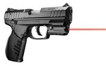 LaserMax Red Rail Laser, Fits Ruger SR22, SR9c, SR30c, Black Finish, Inculdes Battery LMS-RMSR