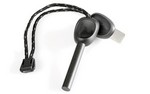 Light My Fire FireSteel Army, Fire Starter With  Built-in Emergency Whistle, 12,000 Strikes, Black S-FSAR2-BLISTER-BLK
