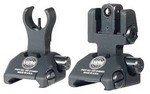 LWRC Skirmish Sights, Front and Rear Sights, Picatinny, Black Finish 200-0065A01