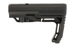 Mission First Tactical Battlelink Utility Stock, Fits 6 Position, Commercial Minimalist Size, Mil Spec, M4 Collapsible Stock, Black Finish BMSMIL