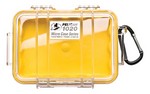 Pelican 1020 Micro Case, Yellow/Clear, Hard Case, Interior 5.31