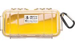 Pelican 1030 Micro Case, Yellow/Clear, Hard Case, Interior 6.37
