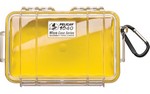 Pelican 1040 Micro Case, Yellow/Clear, Hard Case, Interior 6.50