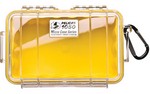 Pelican 1050 Micro Case, Yellow/Clear, Hard Case, Interior 6.31