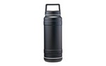 Pelican 18/8 Pro Grade Stainless Steel, 32oz., Food & Drink Storage, Black Finish, Leak-Proof Carry Handle Lid TRAV-BO32-BLK