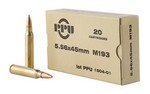 Prvi Partizan Rifle, 556NATO, 55 Grain, Full Metal Jacket, 20 Round Box PPN5561