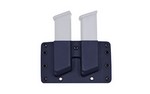 Raven Concealment Systems Legacy Double Magazine Pouch, Rounds Forward, Fits Glock 10/45 Magazines, Right Hand, Black, with OWB Standard Belt Loops 1.50