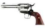 Ruger Vaquero Stainless, Single-Action Revolver, 45 Colt, 4.6