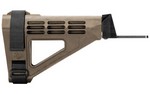 SB Tactical SOBM47, Pistol Stabilizing Brace, Flat Dark Earth Finish, Fits AK47/74, Adjustable Nylon Stabilizing Strap, Includes AK Adapter SBM47-02-SB
