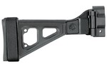 SB Tactical SBT5A Folding Pistol Brace, Adjustable Nylon Stabilizing Strap, Fits MP5 AND MP5K Reverse Stretch, Will Not Fit Standard MP5k Clones, Aluminum MP5 Adapter, Black SBT5A-01-SB