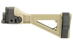 SB Tactical 805, Stabilizing Brace, Flat Dark Earth, Adjustable Nylon Stabilizing Strap, Folding, CZ Bren 805 SBT805-02-SB