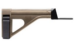 SB Tactical SOB47, Pistol Stabilizing Brace, Fits AK Pistols, Flat Dark Earth, Adjustable Nylon Stabilizing Strap, Includes AK Adapter SOB47-02-SB
