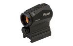 Sig Sauer Romeo5 X Compact Red Dot, 1X20mm, 2 MOA, AAA Battery, 1913 Mount Black Finish SOR52101